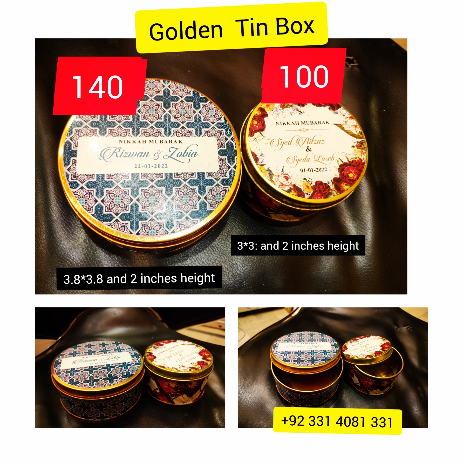 tin boxes