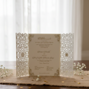 Laser Engraving Wedding Cards