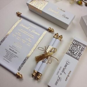 Scroll Wedding Cards